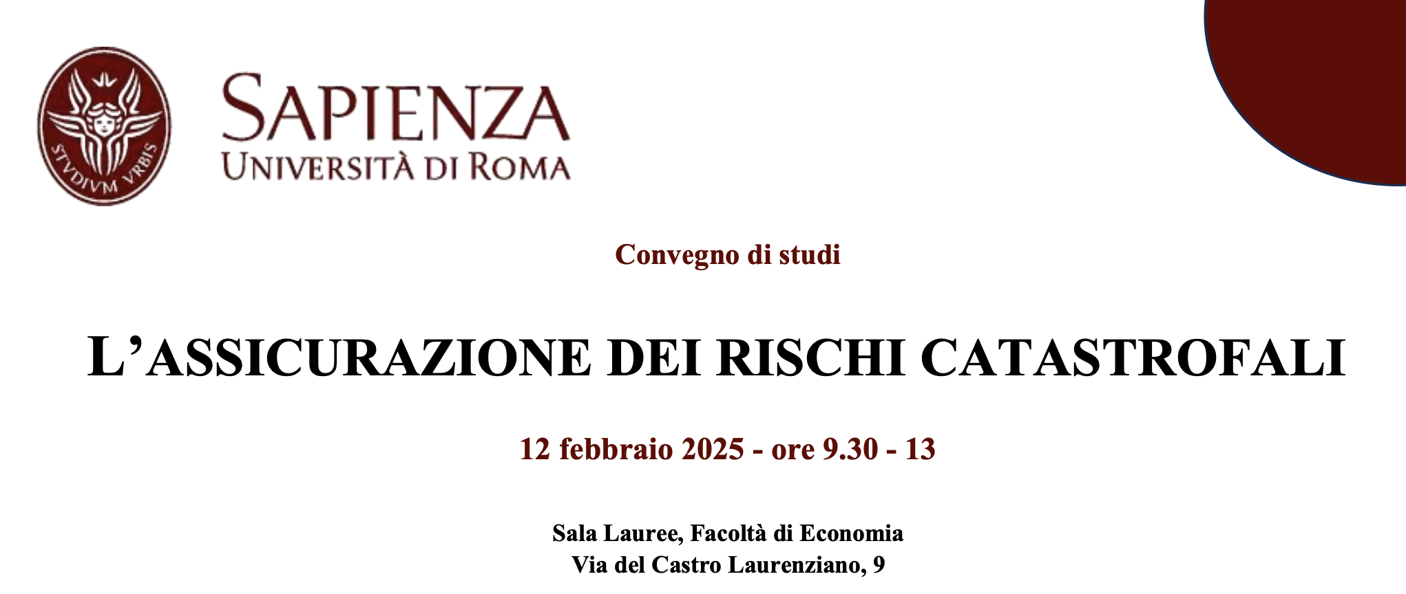 L'assicurazione dei rischi catastrofali
